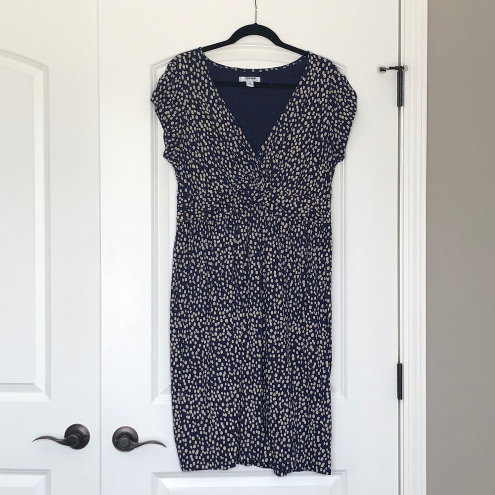 Old Navy Fit and Flare Dot Print Dress